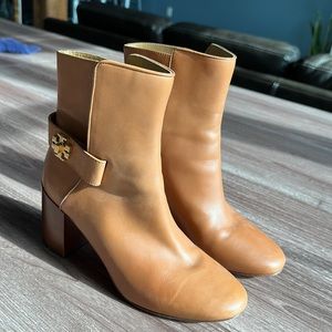 Leather Tory Burch booties